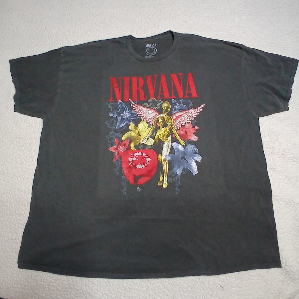 Nirvana Angel Band Tee Graphic Shirt 2XL